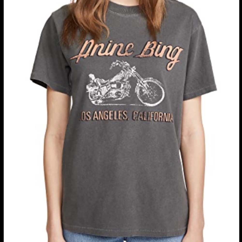 Anine Bing Motorcycle T-Shirt NWOT